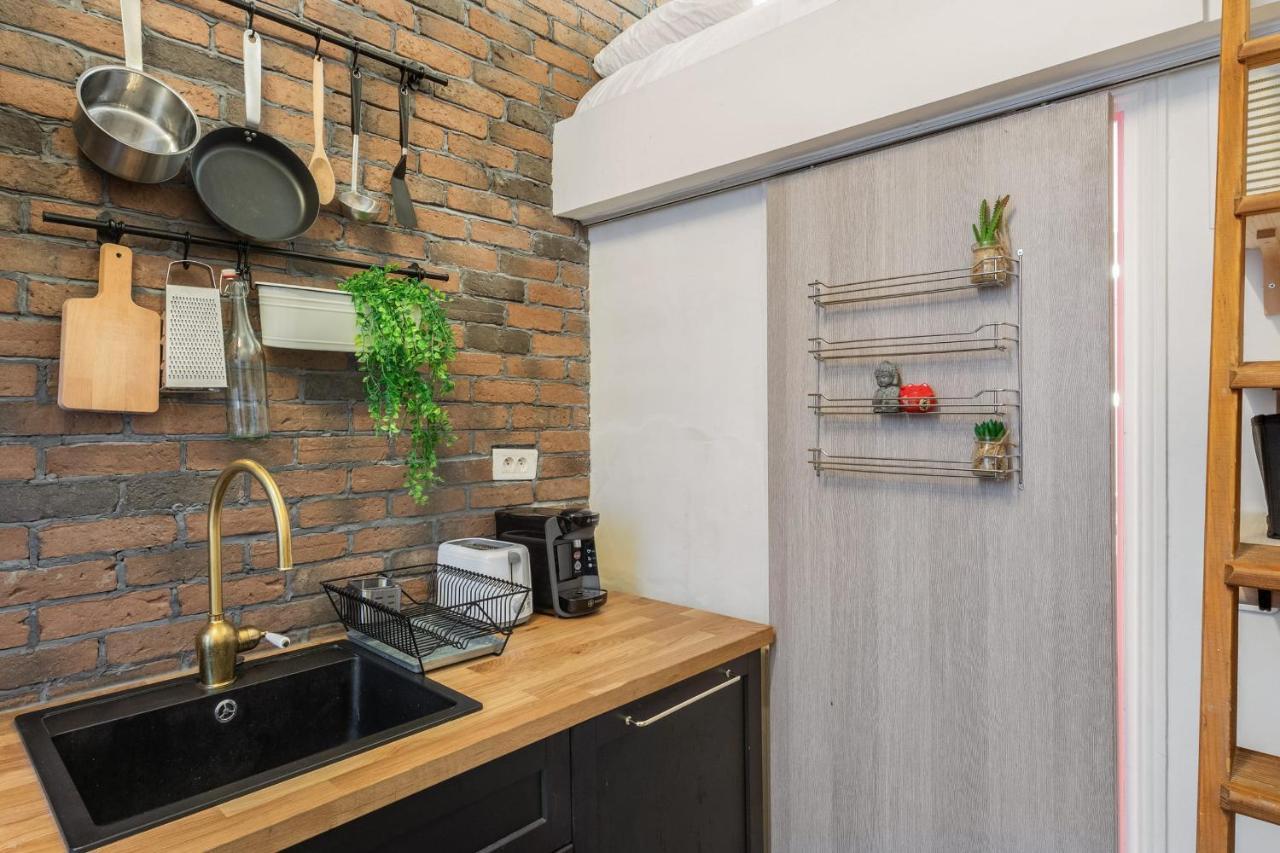 Charming Industrial-Style Studio Just Nearby Montmartre In Paris - Welkeys Apartment Exterior foto