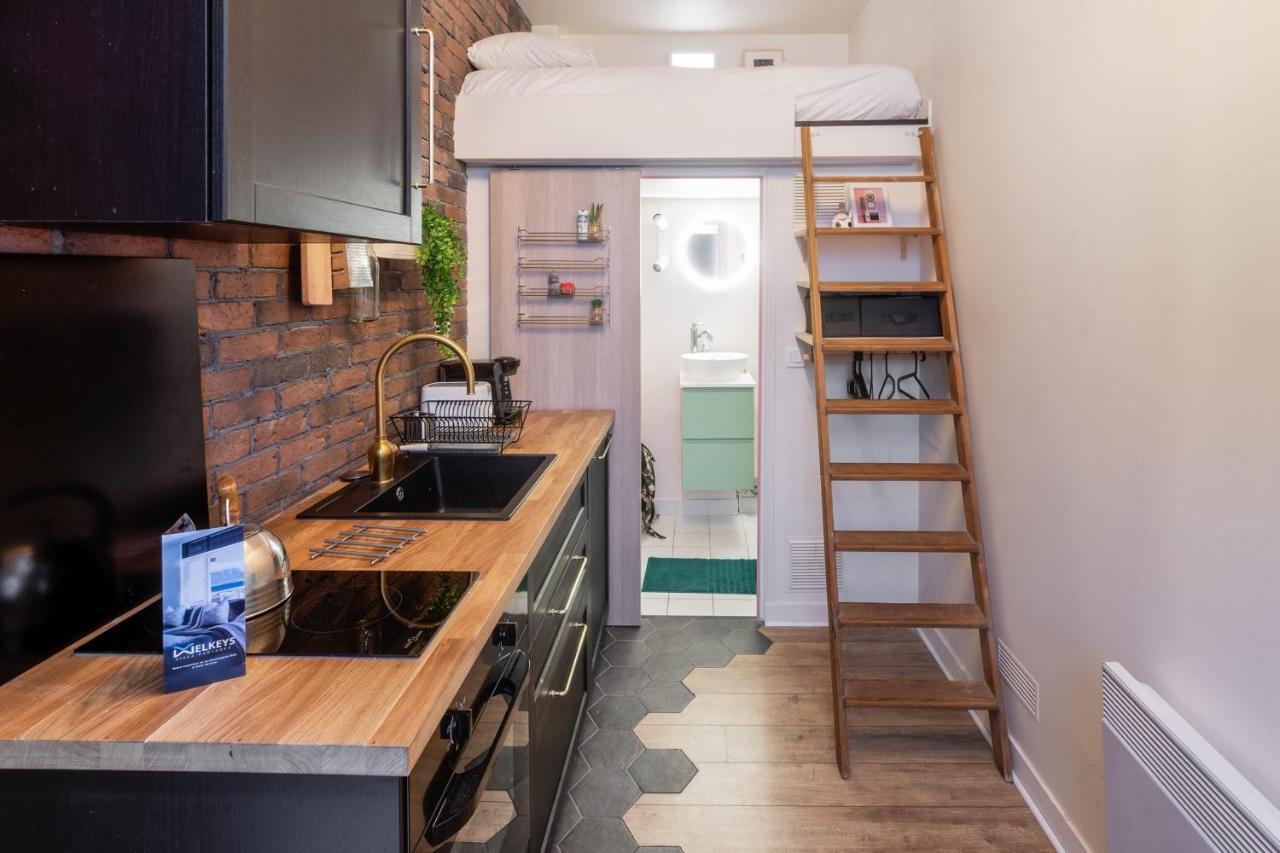 Charming Industrial-Style Studio Just Nearby Montmartre In Paris - Welkeys Apartment Exterior foto